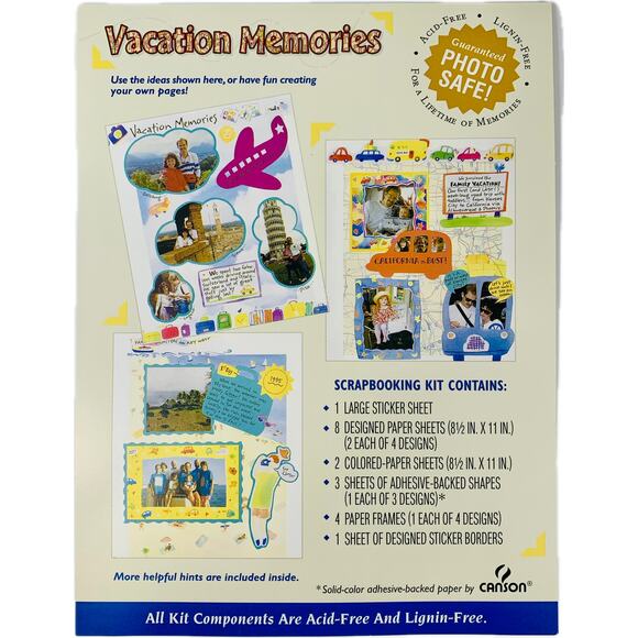 Hallmark Scrapbooking Kits Outdoor Vacation Trip  Spotlight Lot of 4 - Picture 4 of 16
